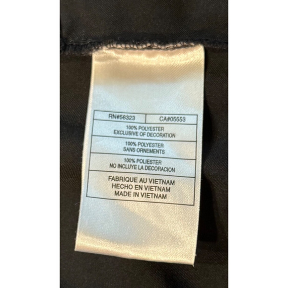 Vintage Nike Jacket Womens Large Black Track Windbreaker 90s Size 12-14 - Picture 10 of 11